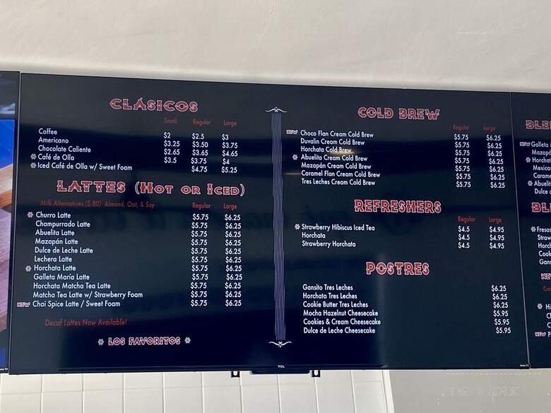 Mariachi Bakery - Whittier, CA menu_pic