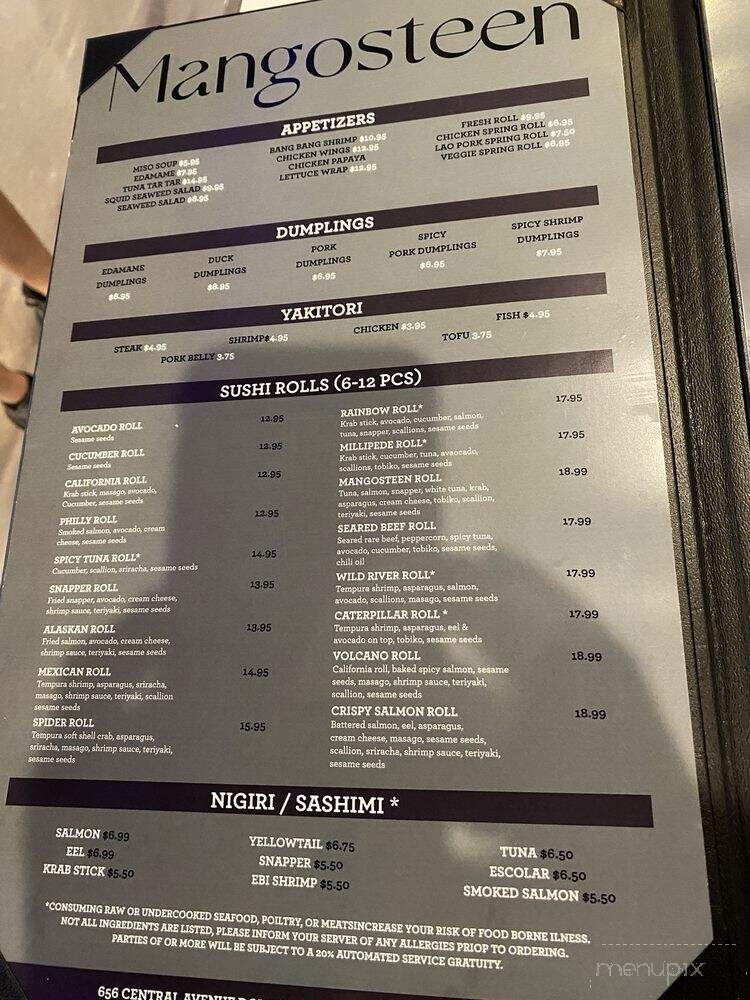 Mangosteen II - Tampa, FL menu_pic