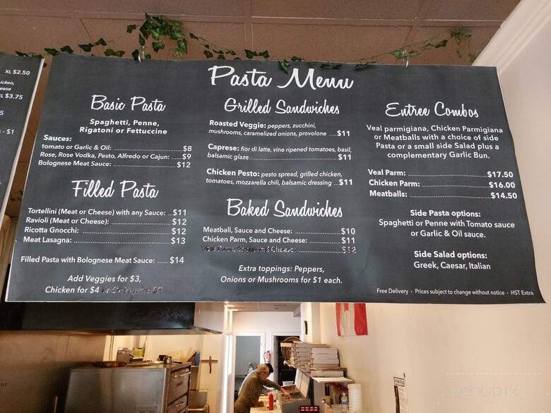 Tony's Panini & Pizza - Mississauga, ON menu_pic