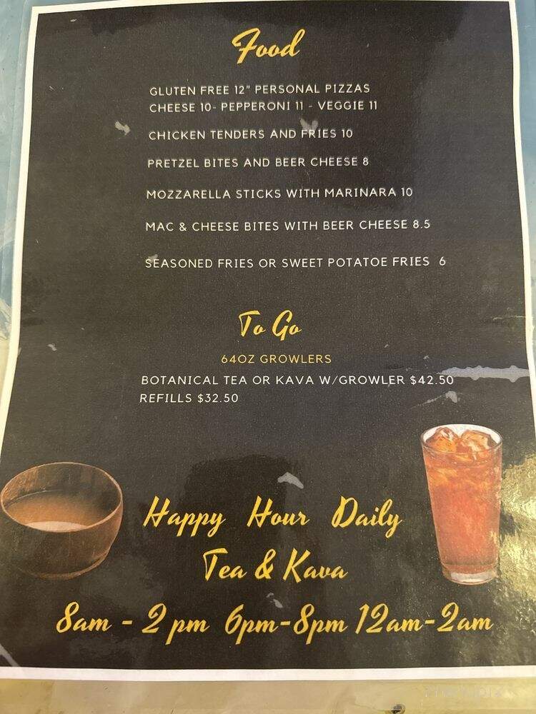 Coastal Kava - West Palm Beach, FL menu_pic