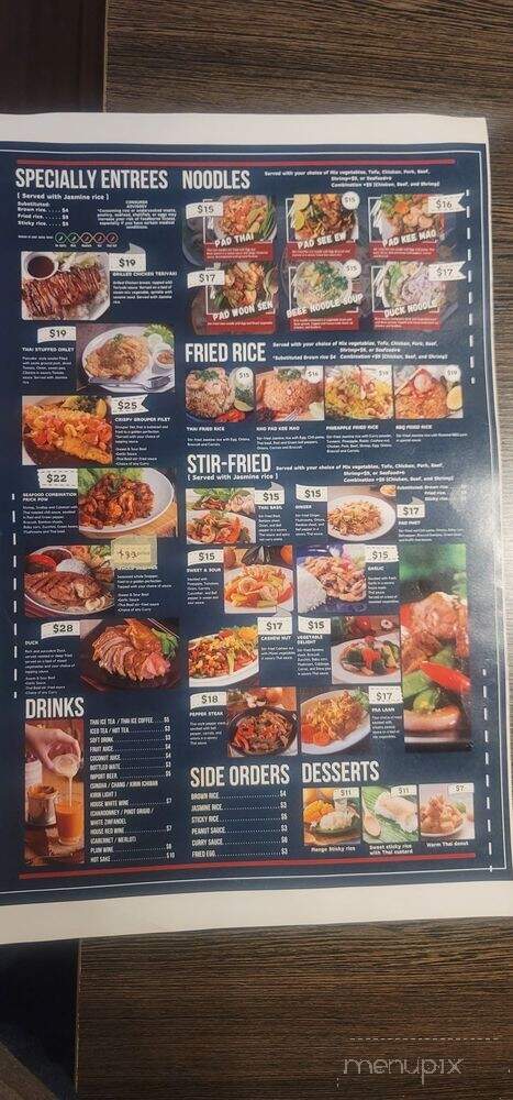 Thunya Thai Cuisine - Belle Isle, FL menu_pic