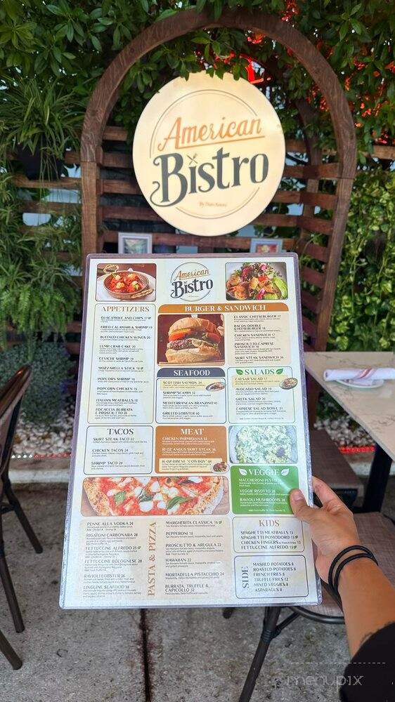 American Bistro - Miami Beach, FL menu_pic
