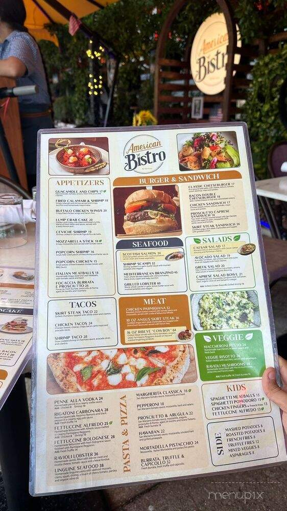 American Bistro - Miami Beach, FL menu_pic