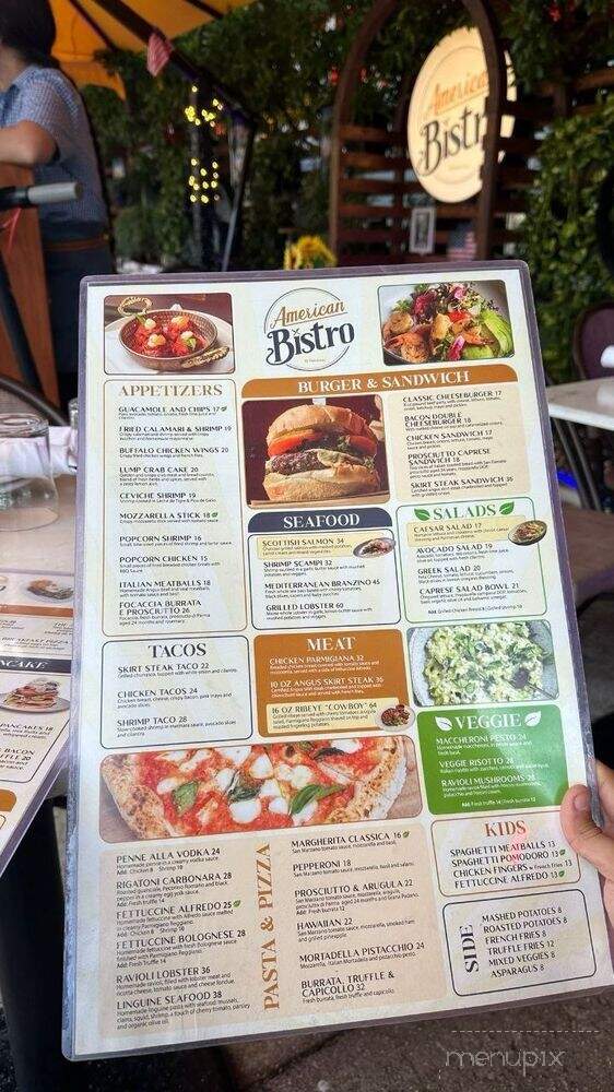 American Bistro - Miami Beach, FL menu_pic