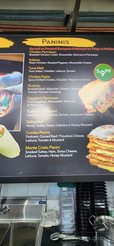 3rd Ave Gourmet & Juice Bar - New York, NY menu_pic