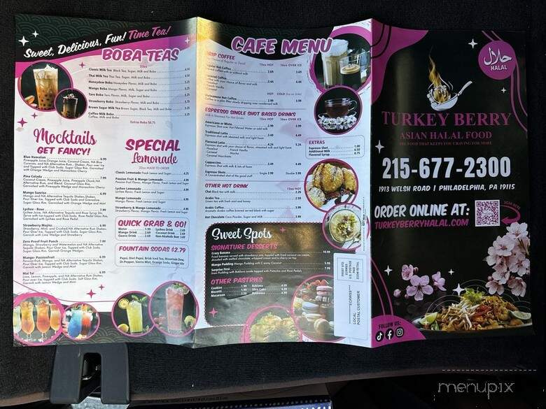 Turkey Berry - Philadelphia, PA menu_pic