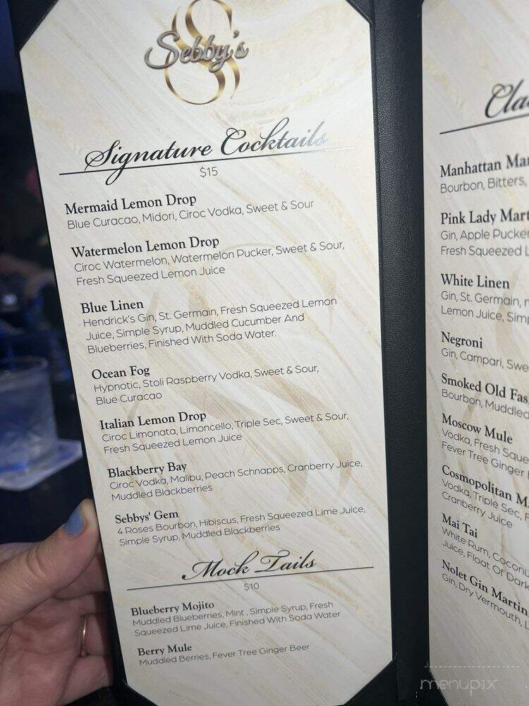 Sebby's - Visalia, CA menu_pic