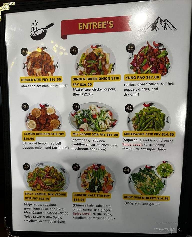 Hkakabo Razi Asian Resturant - Austin, MN menu_pic