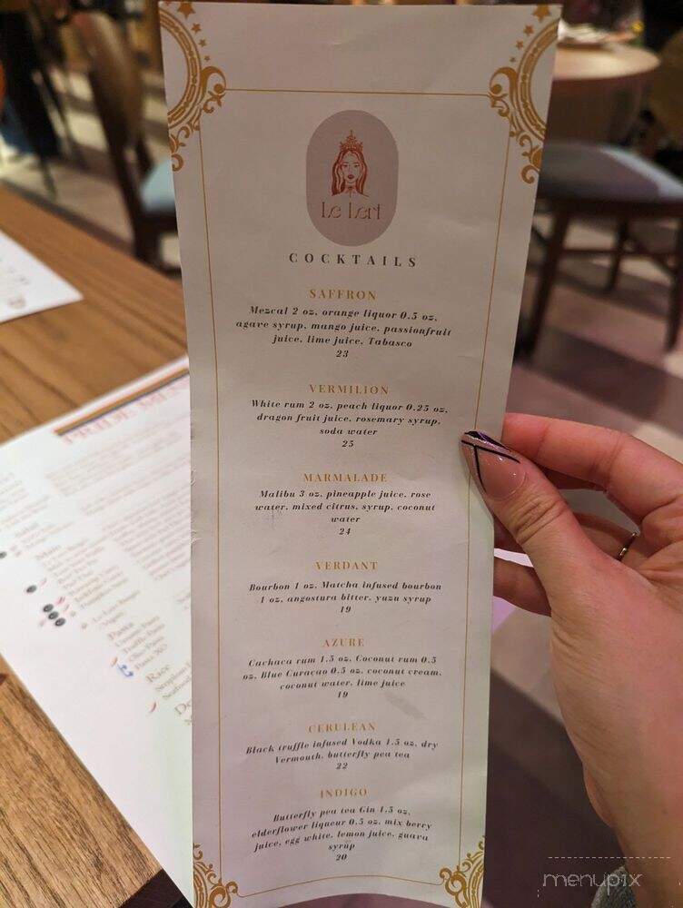 Le Lert - Toronto, ON menu_pic