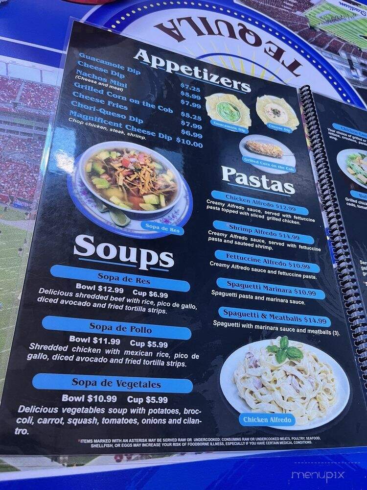 Vicko's Tacos & Tequila - Adairsville, GA menu_pic