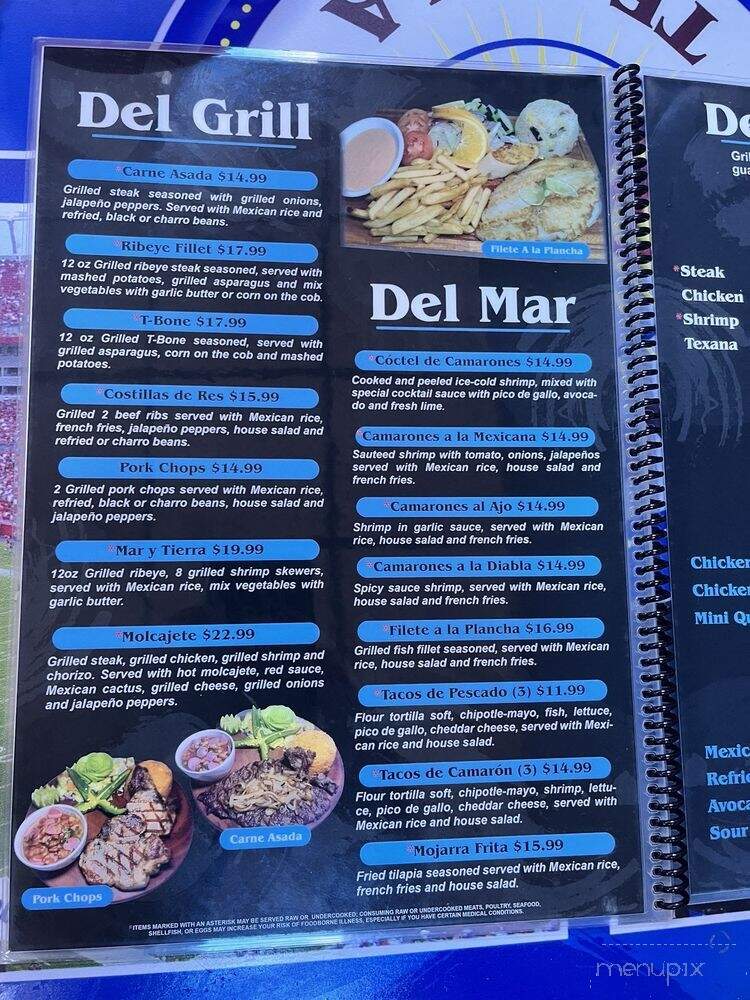 Vicko's Tacos & Tequila - Adairsville, GA menu_pic