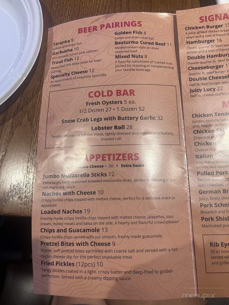 Boardwalk Beer Garden - Brooklyn, NY menu_pic