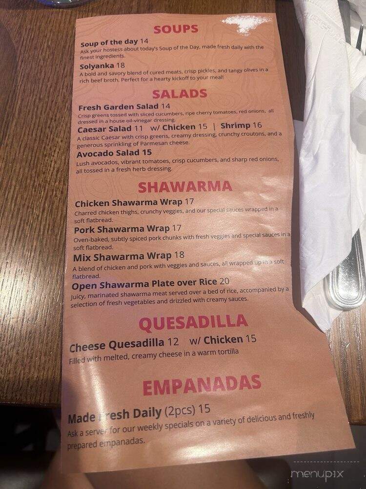 Boardwalk Beer Garden - Brooklyn, NY menu_pic