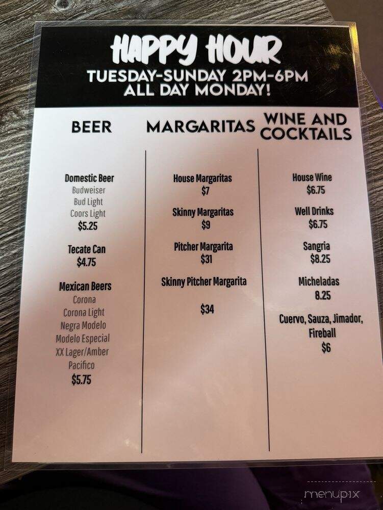 Wapos Cantina - Arvada, CO menu_pic