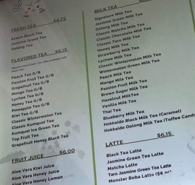 Dong Tea Lakeland - Lakeland, FL menu_pic