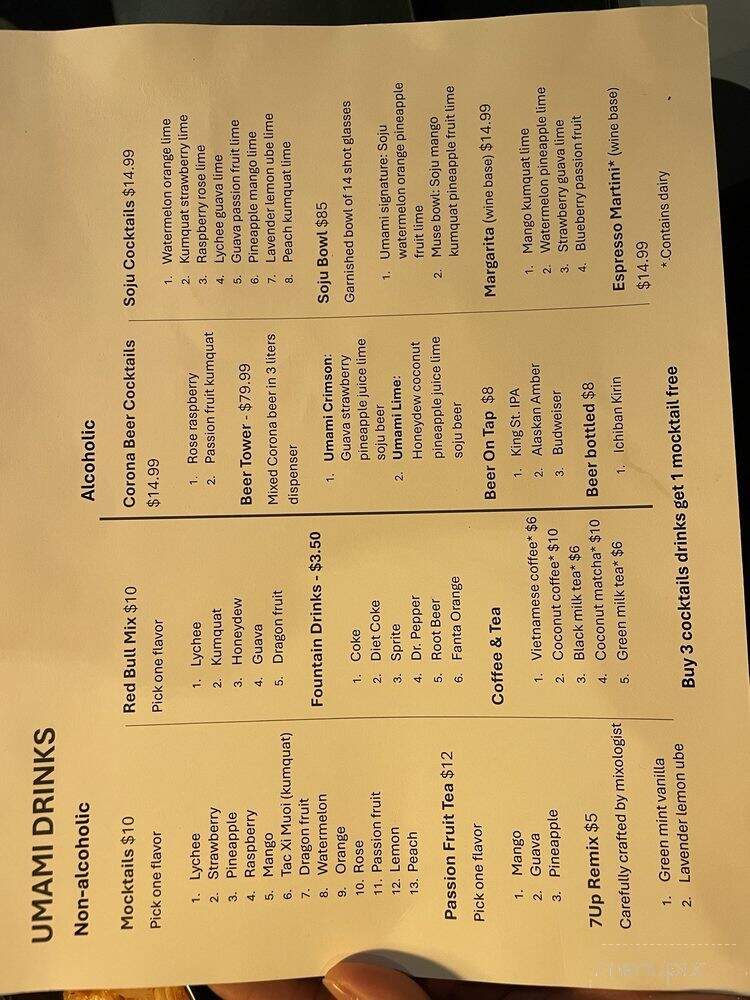 Umami BBQ - Anchorage, AK menu_pic