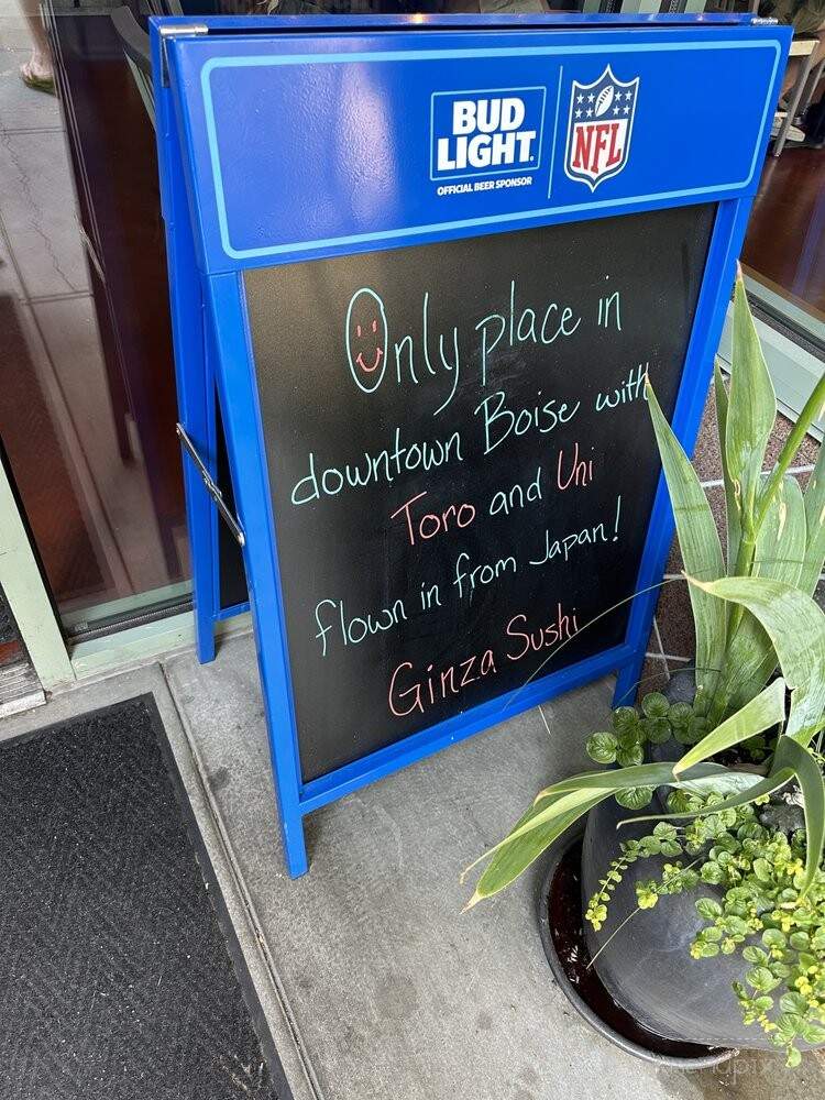 Ginza Sushi - Boise, ID menu_pic
