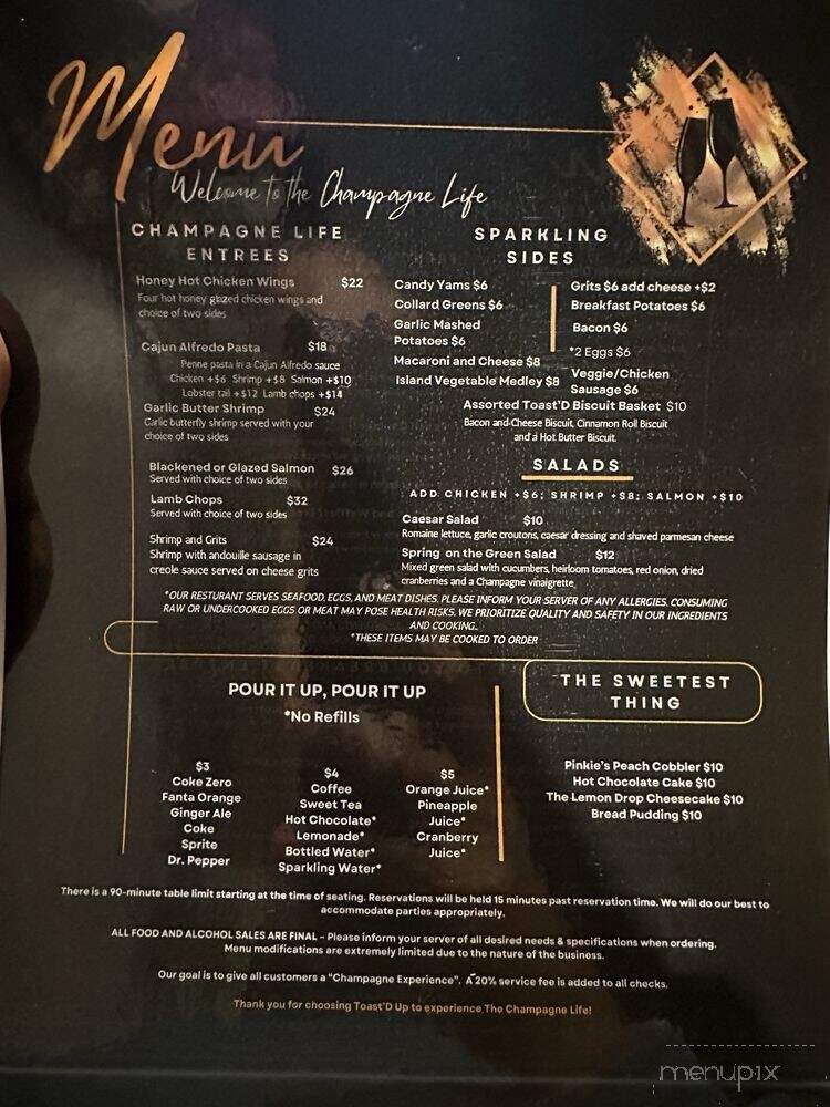 Toast'D Up - Loganville, GA menu_pic