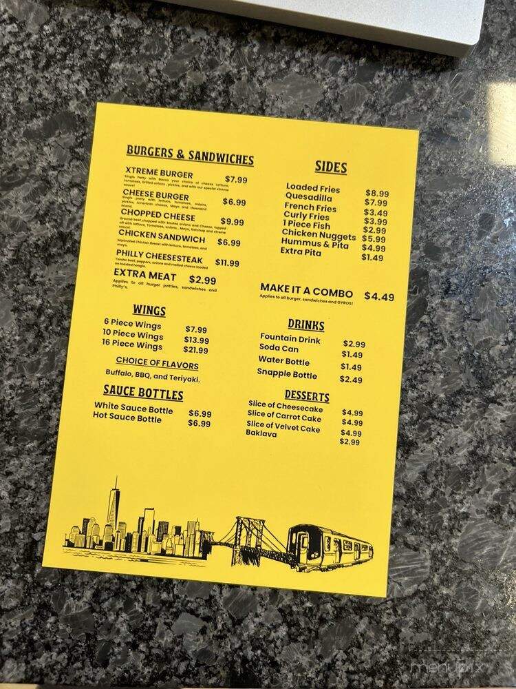 XtremeBitez - Elk Grove, CA menu_pic