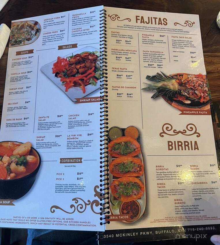 Aguacates Mexican Cantina - Buffalo, NY menu_pic