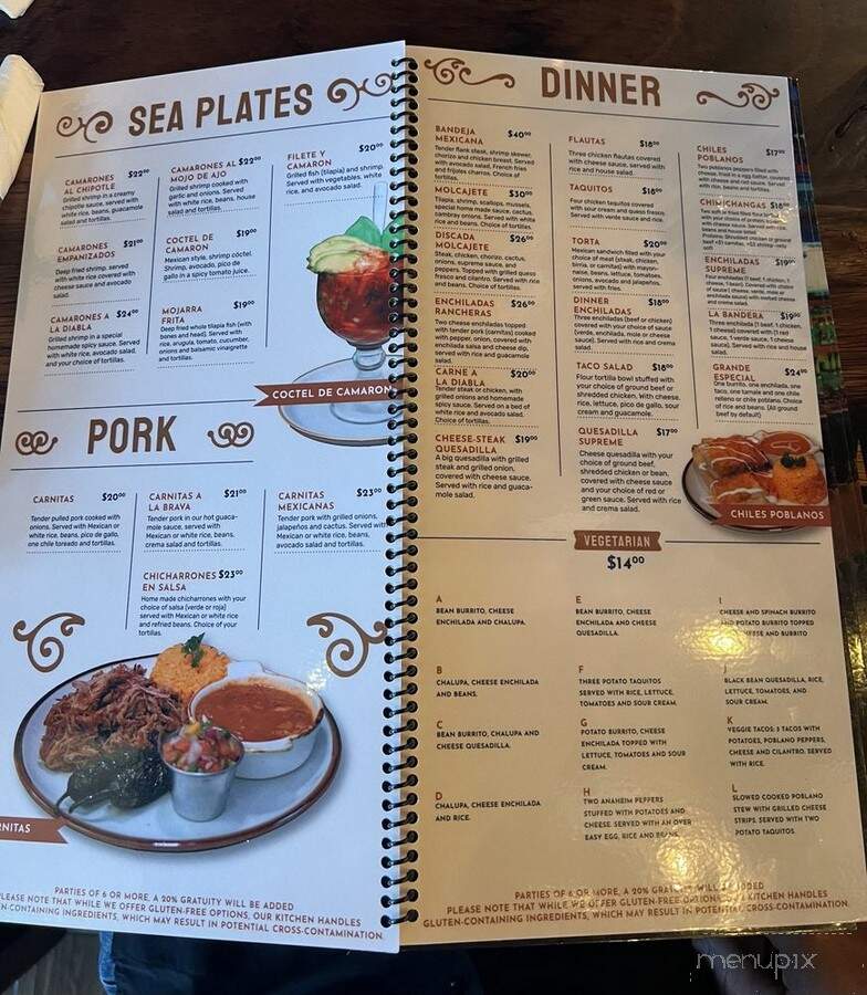 Aguacates Mexican Cantina - Buffalo, NY menu_pic