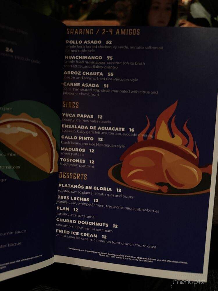 Chica & the Don - New York, NY menu_pic