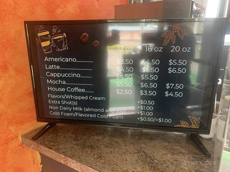 Perk 101 - Lincoln City, OR menu_pic