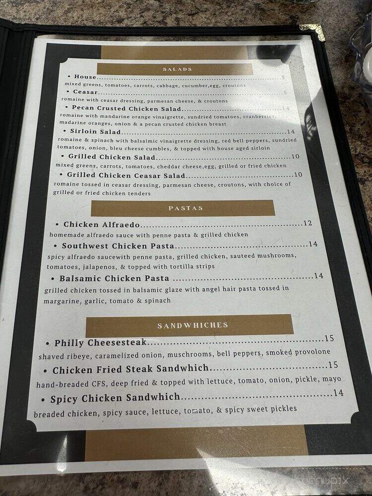 Legacy Eatery - Grove, OK menu_pic