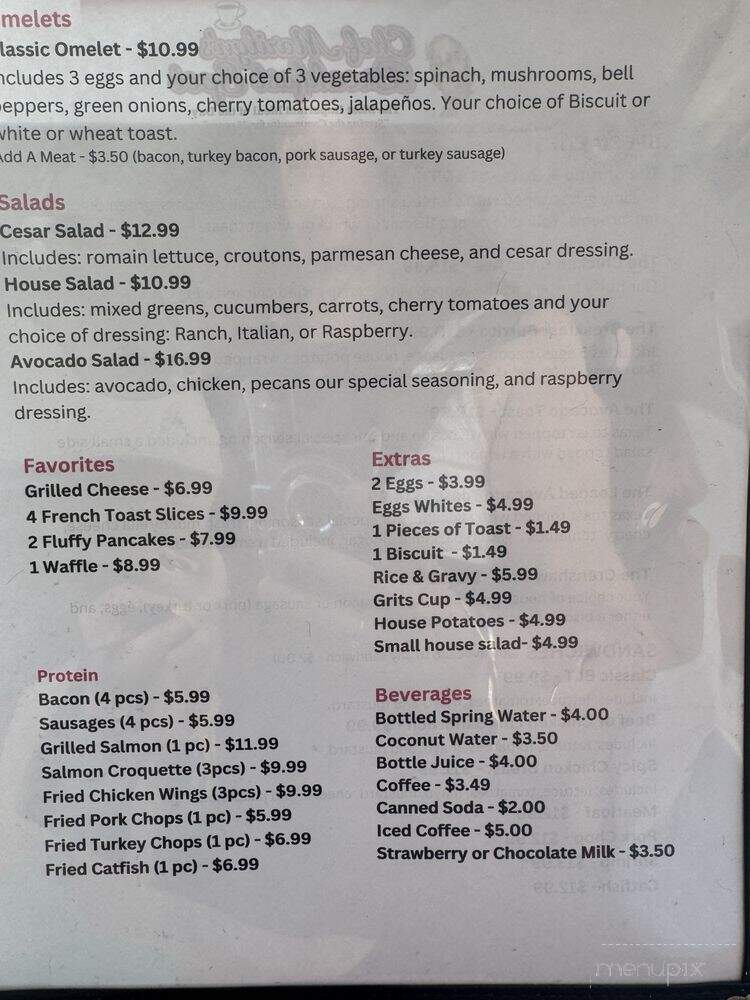 Chef Marilyn's Breakfast Spot - Los Angeles, CA menu_pic