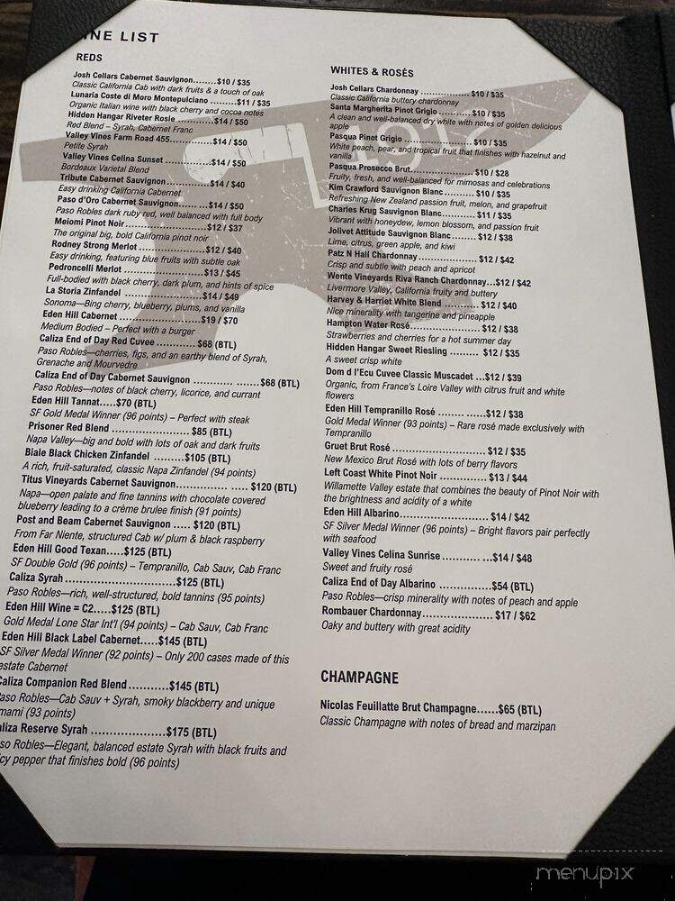 The Forge 1912 - Celina, TX menu_pic