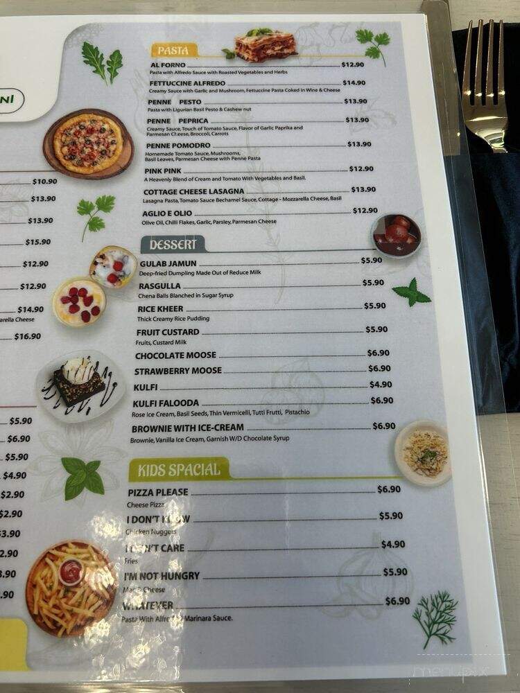 Mint & Martini Indian Cuisine - Wildwood, MO menu_pic