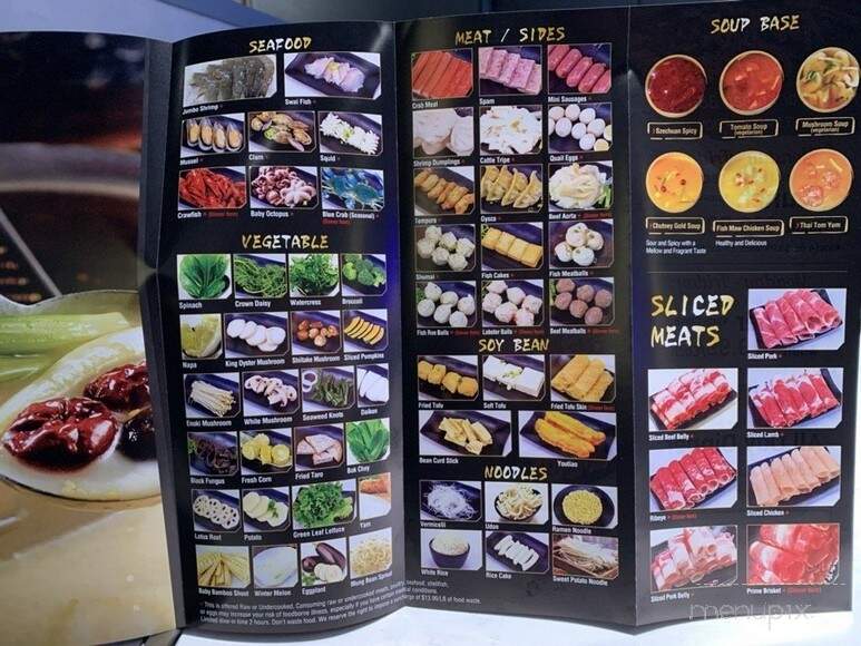 H Pot Korean BBQ & Hot Pot - Herndon, VA menu_pic