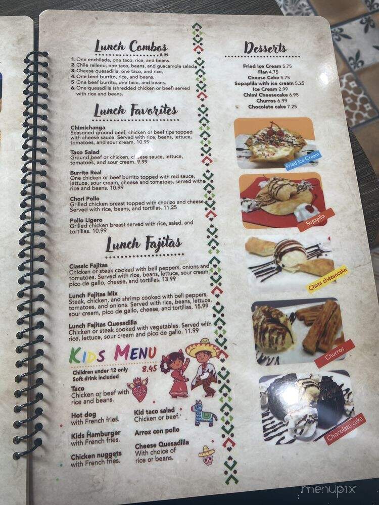 Arandas MX Cocina - Godfrey, IL menu_pic
