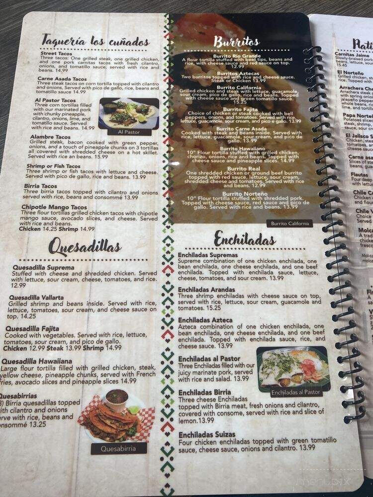 Arandas MX Cocina - Godfrey, IL menu_pic