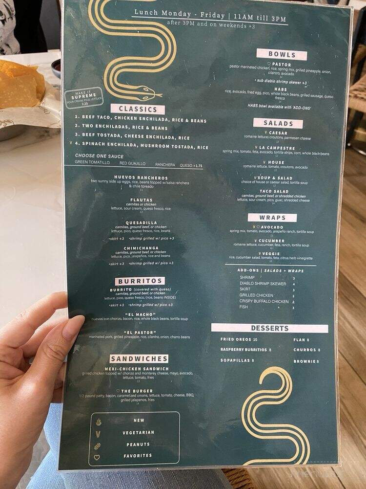 Habaneros - Baton Rouge, LA menu_pic