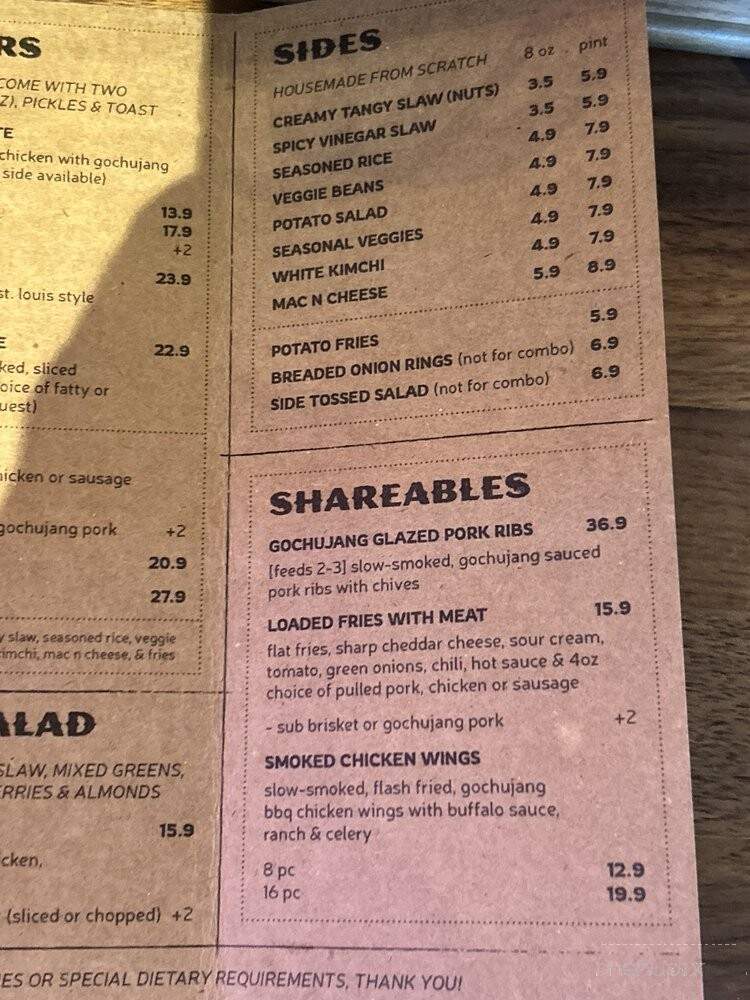 Ribbro BBQ - Long Beach, CA menu_pic