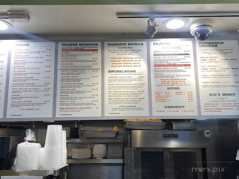 Benny's Tacos & Rotisserie Chicken - Los Angeles, CA menu_pic