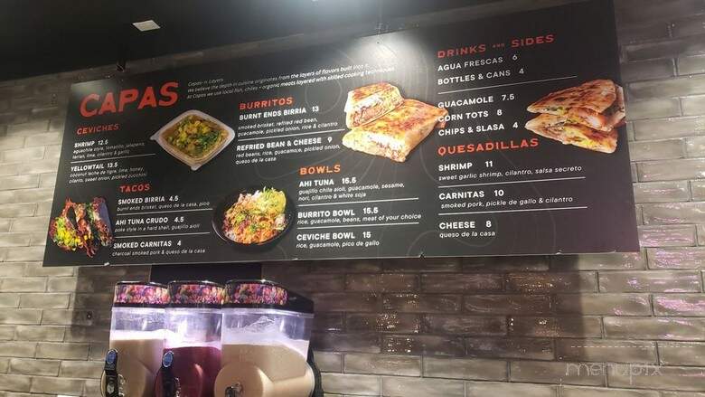 Capas - Stanton, CA menu_pic