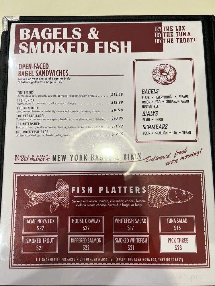 Mensch's Deli - Evanston, IL menu_pic