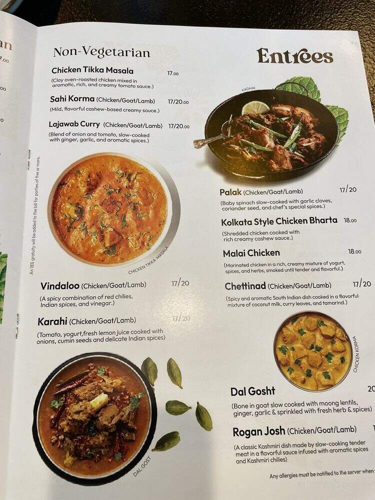 Lajawab Indian Cuisine - St. Petersburg, FL menu_pic