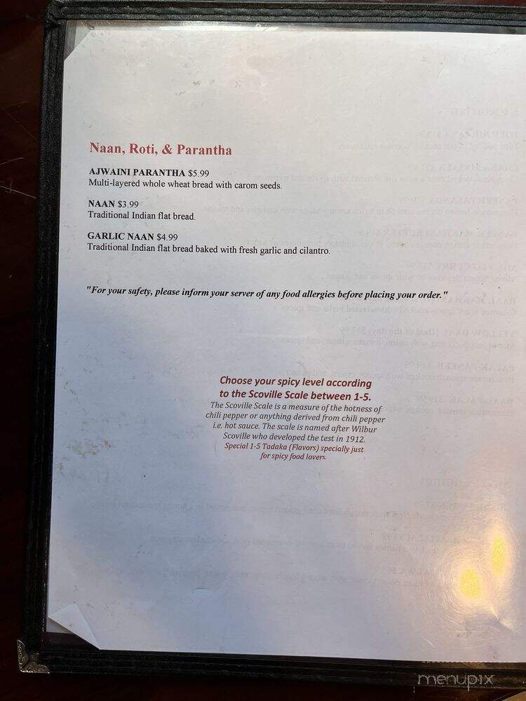 Butter Chicken Indian Kitchen - Gig Harbor, WA menu_pic