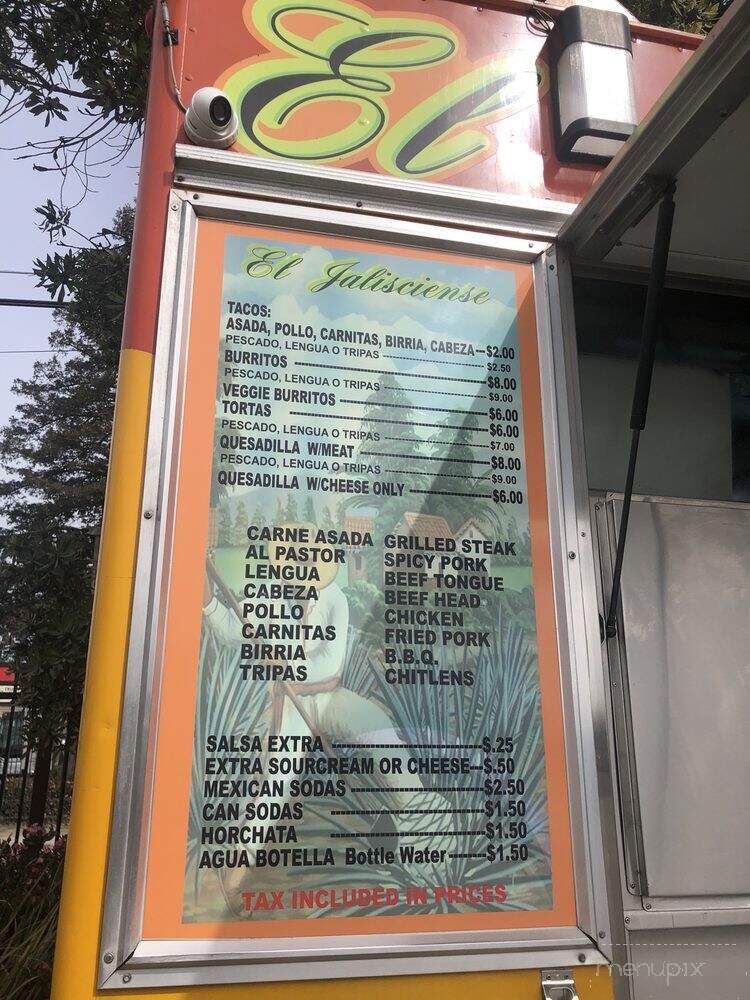 Taqueria El Jalisciense - Oakland, CA menu_pic
