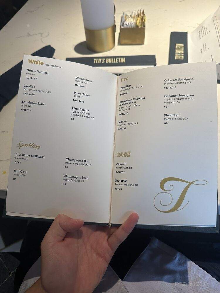 Ted's Bulletin - Washington, DC menu_pic
