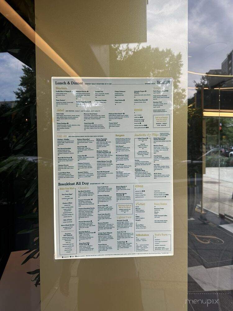 Ted's Bulletin - Washington, DC menu_pic
