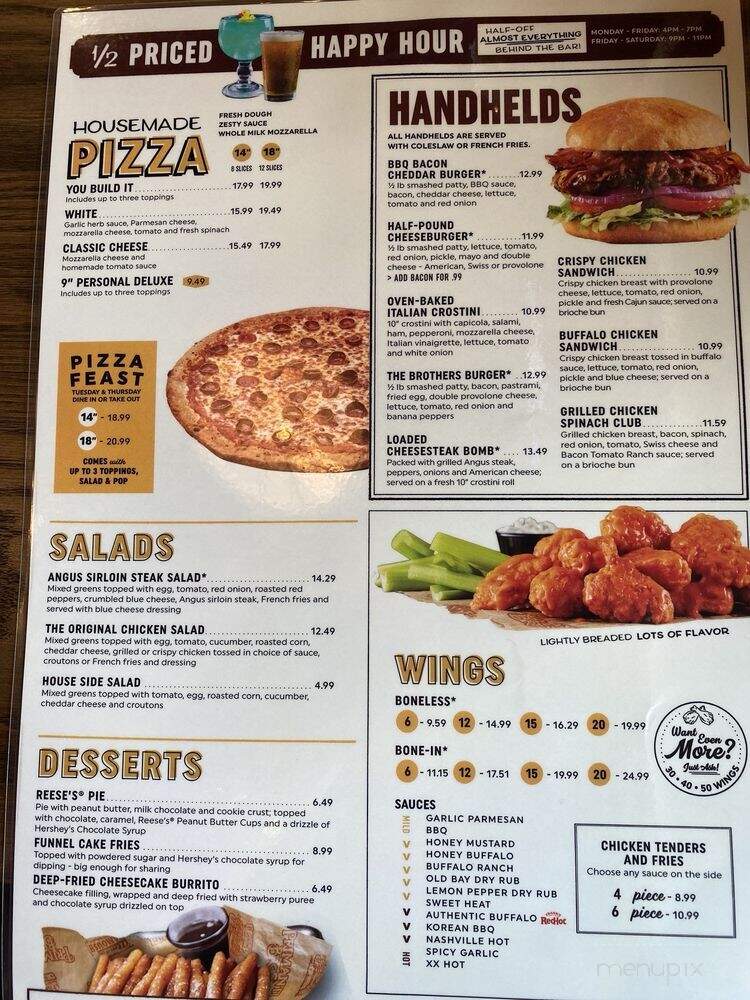Primanti Bros. Restaurant and Bar - Linthicum Heights, MD menu_pic
