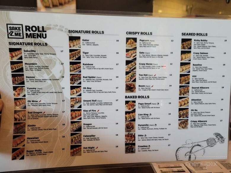 Sake2Me Sushi - Fremont, CA menu_pic