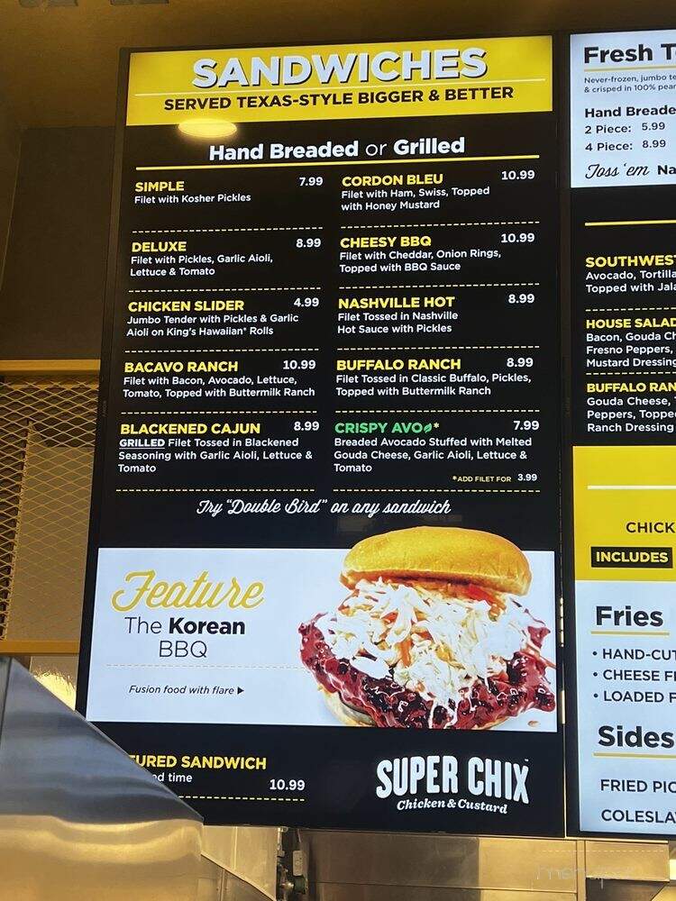 Super Chix - Pensacola, FL menu_pic