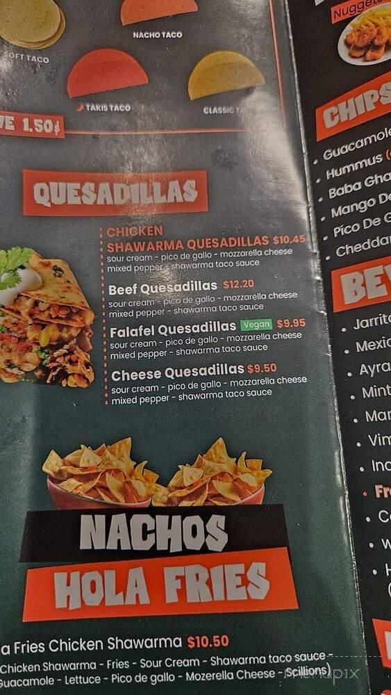 Shawarma Taco - Springfield, VA menu_pic