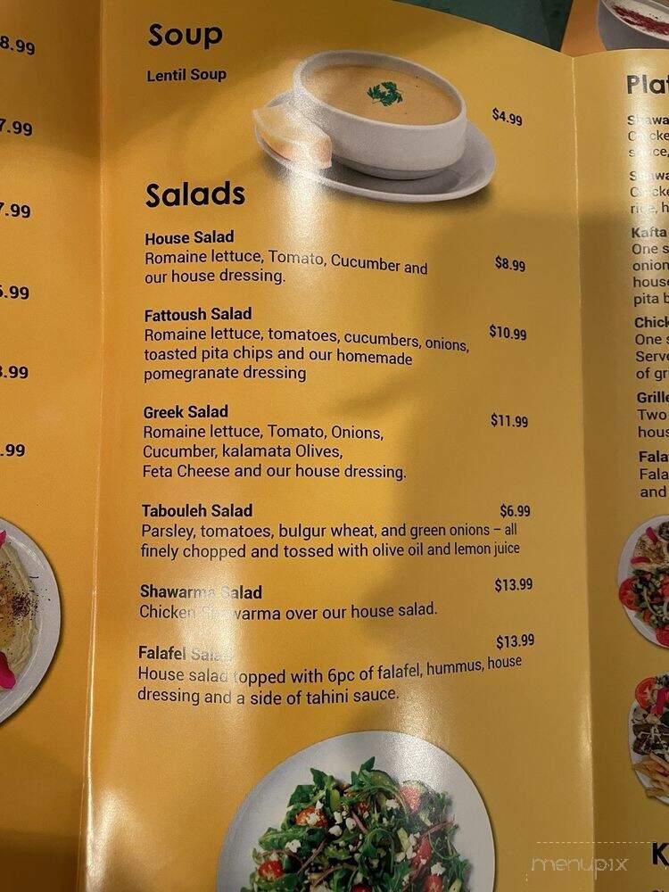 Kabab Falafel Addiction - Rehoboth Beach, DE menu_pic