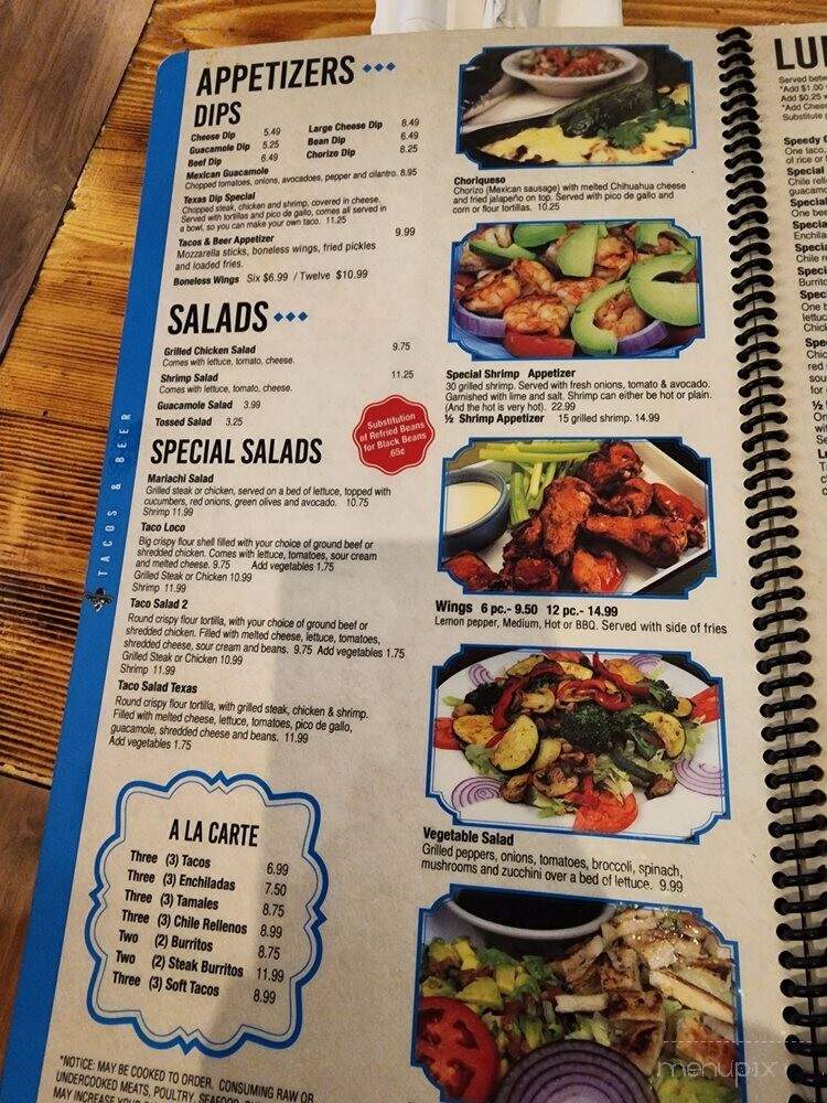 Tacos and Beer - Monroe, GA menu_pic
